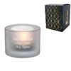 Personalised Engraved Chunky White Tealight Holder - Any Message Engraved