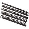 100 Binding Spines Assorted 6 to 19 mm black