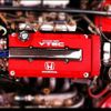For Honda Civic B16 B18 1PC JDM Carbon Fiber Pattern Engine Valve Cover Insert
