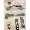 Latch Gate Set 8" Pull Handle Matte Black Cast Iron Drop Bar 6" Tee Hinges Fence