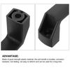 sourcing map 10 Pack Rectangular Plastic Pull Handle, 90mm/3.5 Inch Hole Center Cabinets Pull for Drawer Luggage Mechanical Equipment Garages, Black