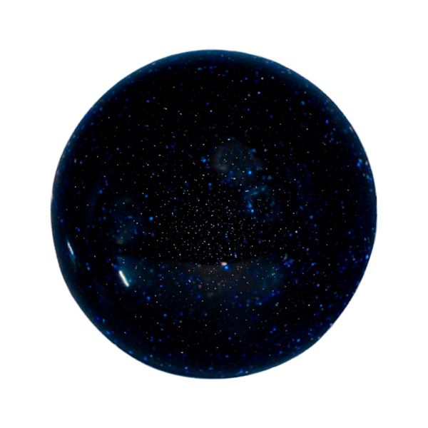 Quiges Interchangeable Mini Coin 12mm Deep Blue Stardust Space Stone