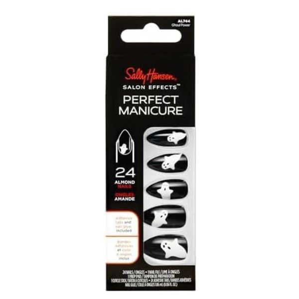 Sally Hansen Salon Effects Perfect Manicure Halloween Ghost PressOn Nails Ghosts