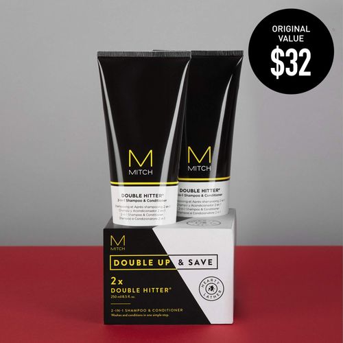 Mitch by Paul Mitchell Double Hitter Care Duo Set