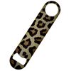 Leopard Print Bar Blade Bottle Opener 18 x 4cm