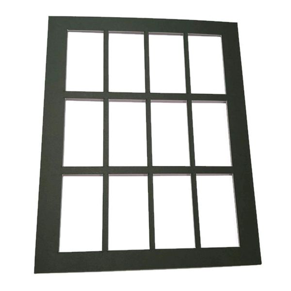 Cigarette Card Mount for 12 Cards (Green)