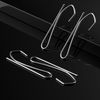 40 PCS Stainless Steel Curtain Hooks,Long Curtain Hooks
