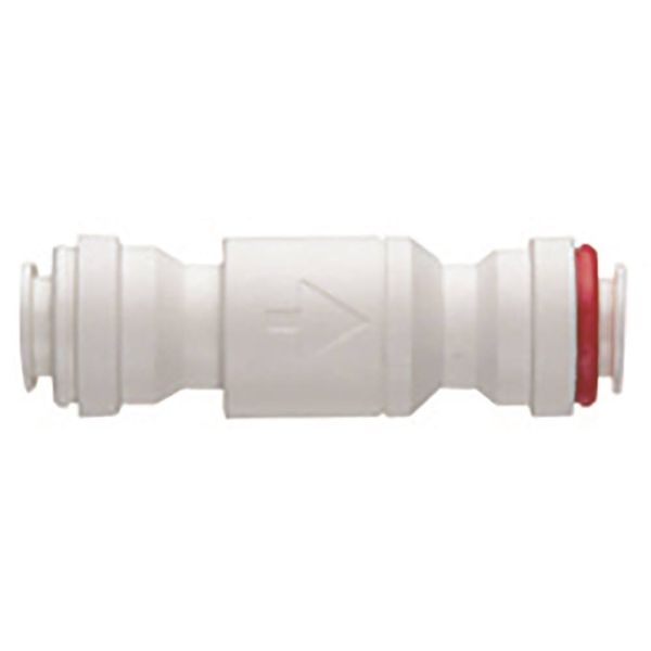 John Guest Check Valve 10 Bar POM 0.02 Bar 1/4 Inch - 1/4 Inch