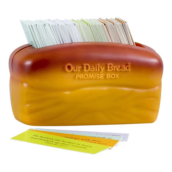 Our Daily Bread Promise Box with Scripture Cards 4 1/4 x 2 1/4 Brown