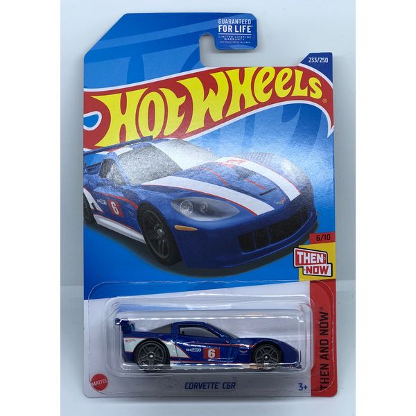 Hot Wheels 2022 - Corvette C6R - Blue - Then and Now 6/10-233/250 - Mint/NrMint - Ships Bubble Wrapped in a Box