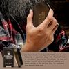 Striking Vikings Boar Bristle Beard Brush - Ergonomic designed Beard Brush made of 100% Natural Beach Wood - Facial Hair Brush for Men’s Grooming and Beard Care
