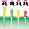 DAIYA GOLF TE-718 Golf Tee, Aerospark Tee, Color, Long, Clear