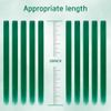 20 Inch Colored Hair Extensions, Party Highlights Straight Colorful Clip In Hair Extensions, Synthetic Rainbow Hairpieces for Girls Kids Gift(10Pcs Green)