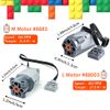 10-in-1 Motor Kit Compatible with Lego Technic, Motor Set with Powerful Motors, Advanced Control Functionality, Ultimate Compatibility, with Building Block Tool Kit