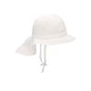 Sterntaler Unisex Flapper with Ties and Neck Protection (Flapper 1511620) - White (White 500), size: 53