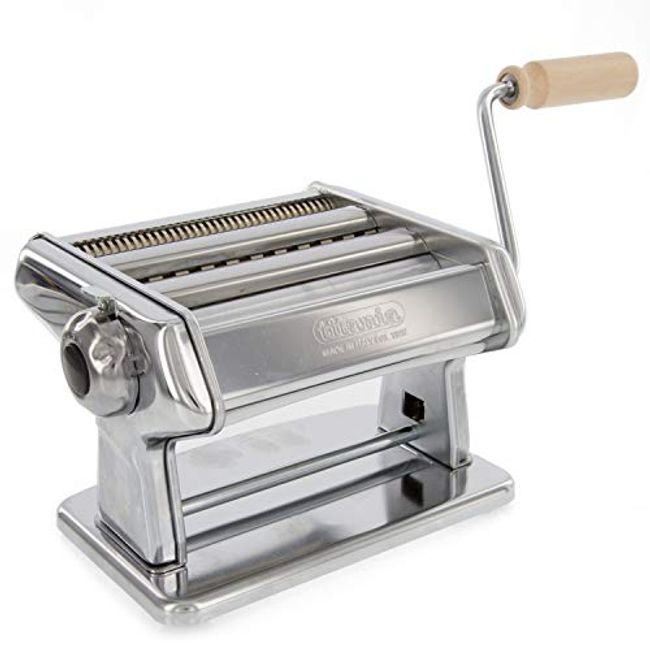 Imperia Pasta Maker Machine - Heavy Duty Steel Construction W Easy Lock Dial and
