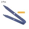 PATIKIL 2pcs Key Cap Puller Switch Remover DIY Tool Fixed Keyboard Steel for Mechanical Keyboard Blue