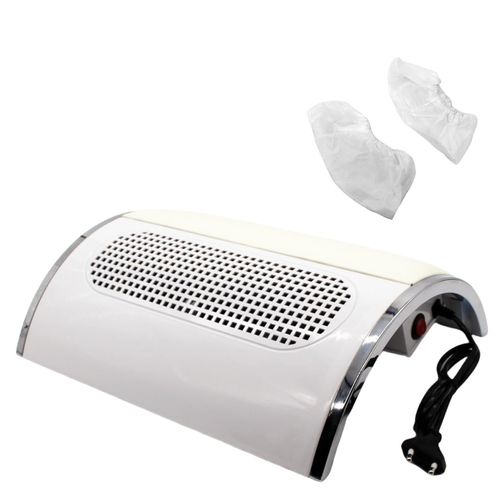 Unlnsiy Nail Dust Collector 40W Nail Dust Collector Gel Nail Leather Electric Nail Equipment Tabletop Dust Collector Nail Care (A)