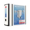 Staples Better Binder Heavy-Duty View, White, 1000-Sheet Capacity, 5" (Ring Diameter)
