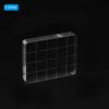 PATIKIL Acrylic Stamp Block, 3 Pack Rectangular Stamping Blocks with Grid Lines for Scrapbooking DIY Crafts Card Making