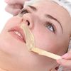 250 Pieces Wax Strips and Sticks Kit Includes Waxing Strips Hair Removal Cloth Wax Strips and Wooden Smooth Wax Applicator Sticks for Women Men Body Skin Hair Removal