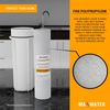 12 Pack Reverse Osmosis Replacement Filters 2.5"x10" Sediment & CTO Carbon Block