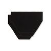 Sanetta Mädchen 344837 Multiway Unterhose, Schwarz (Super 10015), 176 (2er Pack)