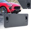 Front License Plate Frames Bracket Tag Holder Compatible with 15-18 Porsche Macan Base/S Models,Matte Black