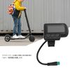 E-Bike Compatible LCD Display Stable LCD Screen Conversion with Waterproof Connector Fits 22.2mm Handlebars