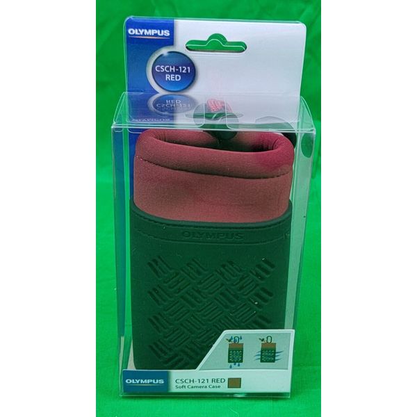 NEW OLYMPUS TOUGH SERIES CAMERA HOLDER SOFT CASE CSCH-121 RED SOFT