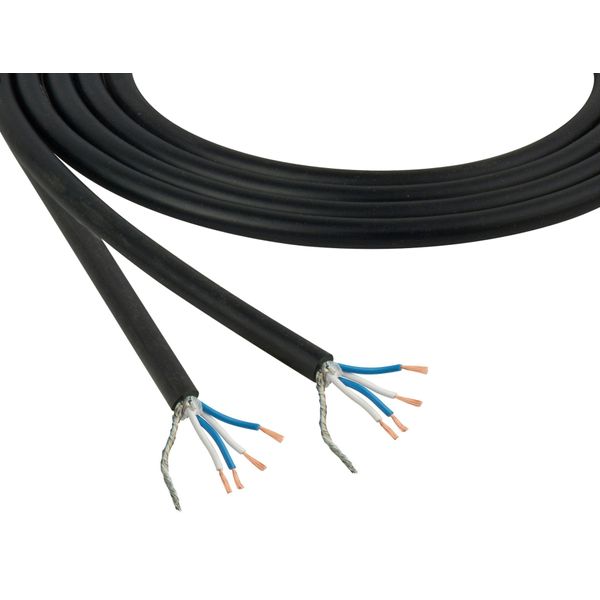 CANARE L-4E6S Microphone Cable, Quad Core, Black Bulk (25 feet)