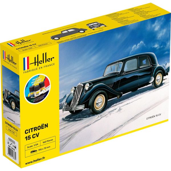 Heller 1:24 Gift Set - Citroen 15 CV