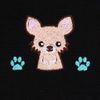 Dog Health Notebook Case Chihuahua (Cream)