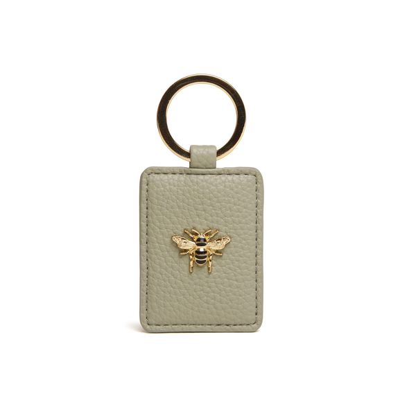 Alice Wheeler Bee Keyring Vegan Leather (Pistachio)