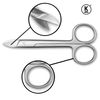 Toenail scissors sharp - toenail scissors thick hard toenails hand nails