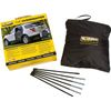 Easy Install Overnighter SUV Window Bug Screen - 48"W X 61"H for Camping Comfort