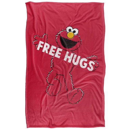 Sesame Street Free Hugs Officially Licensed Silky Touch Super Soft Throw Blanket 36" x 58"