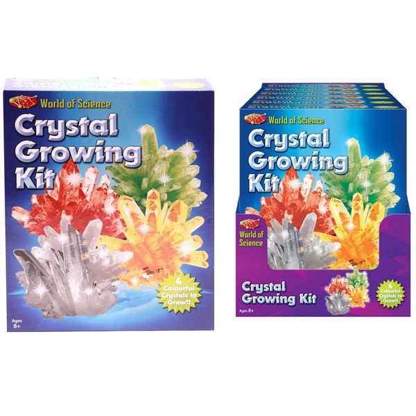 Crystal Growing Kit | Grow 4 Different Coloured Crystals, TY8894