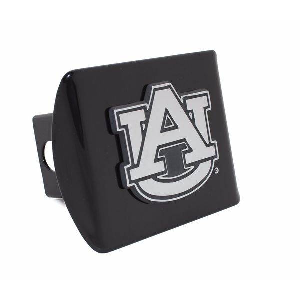 Auburn Tigers Black Metal Hitch Cover