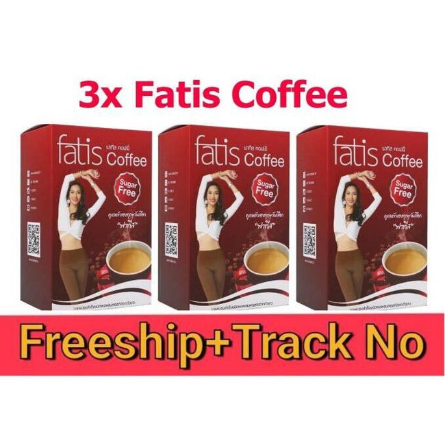 3x Fatis Coffee Weight Control Slimming Good Shape Low Caffeine Sugar Free...