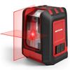 Meterk 49FT Red Cross Line Laser Level Self Leveling Measure Tool Construction