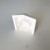 Overflow Exterior Wall Cap, White, Waterproof Construction, Veranda Drain Series