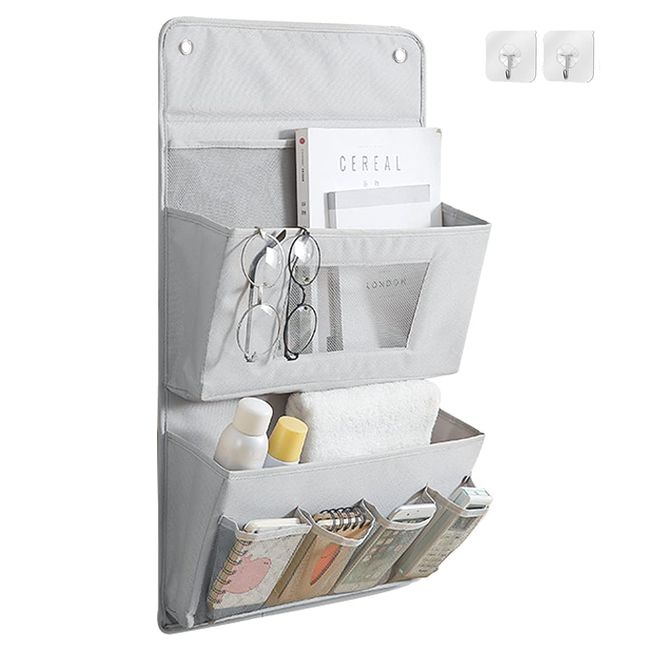 Feifyw Wall Pocket, Hanging, Wall Storage, Space Saving, Storage Bag, Accessories Storage, Large Capacity, Storage Capacity, Easy to Use, Bedroom, Entryway, Office, Washroom, Small Storage, Small