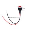 RUNCCI-YUN 16mm Push Button Switch ON/OFF Momentary Button Power Switch,round push button switch,push button switch 12v (10Pcs)， with pre-Wired