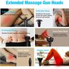 Upgraded 15 PCS Massage Gun Attachments for Hypervolt Go - Versatile Relief