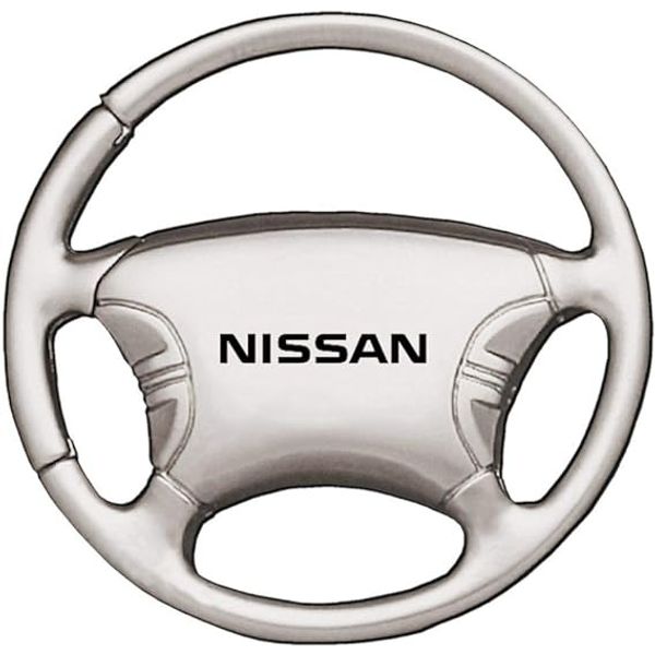 Automotive Gold Nissan Logo Car Steering Wheel Key Chain