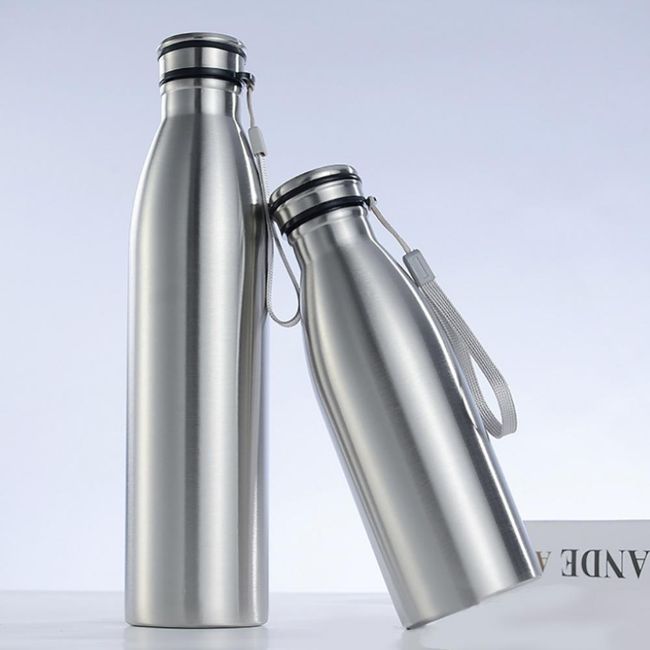 Portable 1000ml Outdoor Water Bottle With Straw With Straw For