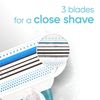 Gillette Venus Smooth Razors for Women, Includes 1 Handle, 6 Razor Blade Refills