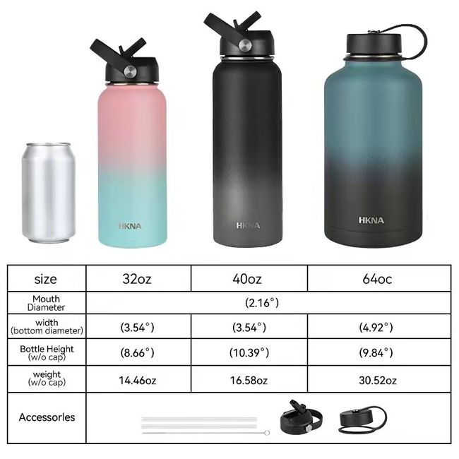 Drinkware - 1 Water Bottle Straw Leakproof Sports Gym Camping Tour 32oz Cup  Cover - Aliexpress