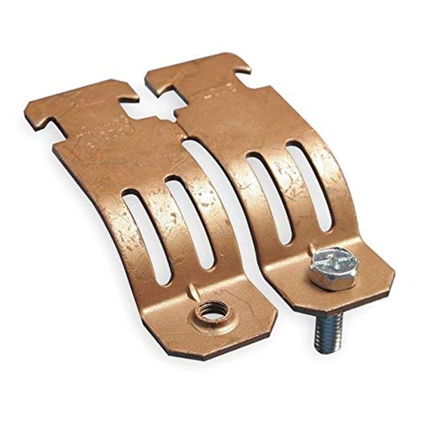 Copper Tubing Strut Clamp, Size 3/4 in